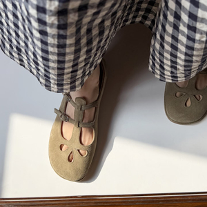 <span class=keywords><strong>Mocassini</strong></span> Invernali Design Originale in Pelle Bovina Fatti a Mano Mary Jane Comodi Versatili Colore Grigio Superficie in Vera Pelle Scarpe Basse - Product Image 1