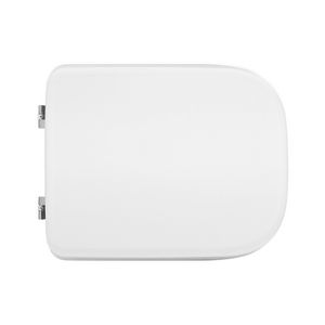 Asiento de inodoro para Pozzi Ginori Q3, forma de jarrón, 8 bisagras de expansión en forma de C, color blanco, 42 cm de longitud - Product Image 1