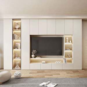 New Design TV Stand Modern Luxury Cabinet <b>Floating</b> Entertainment Center Living Room <b>Unit</b> - Product Image 1
