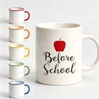 Vigreat Offre Spéciale – Tasse en Céramique Florale Personnalisée Élégante – Tasse à Café Personnalisée avec Motifs Floraux Minimalistes – Vaisselle Quotidienne