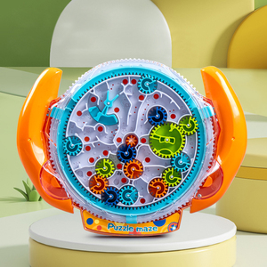 Soli 3D Mê Cung Ma Thuật Trong Suốt Câu Đố Tốc Độ Cube Cán Bóng Ma Thuật UFO Mê Cung Đồ Chơi Cho Trẻ Em Căng Thẳng thuốc Giảm Đồ Chơi - Product Image 6