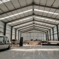 Structure en acier préfabriquée, hangar industriel, bâtiment métallique, fabrication sur mesure