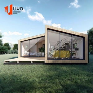 Villa Prefabbricata di Lusso a Forma di A, Casa Modulare Moderna per Resort <span class=keywords><strong>e</strong></span> Vivere nel Giardino - Product Image 3