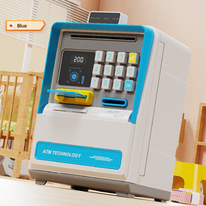 Alcancía Eléctrica con Reconocimiento Facial, Creativa, para Niños, Juguete de Simulación de <span class=keywords><strong>Cajero</strong></span> Automático con Funciones de Casa de Juegos y Rompecabezas - Product Image 5
