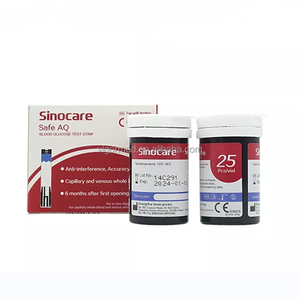 Kits y <span class=keywords><strong>Tiras</strong></span> de Prueba de Laboratorio <span class=keywords><strong>Sinocare</strong></span> Safe AQ Smart y AQ Voice - Product Image 1