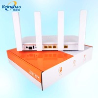 Router nirkabel AX1800 WiFi, FTTH Fiber GPON XPON WiFi6 ONT 4GE