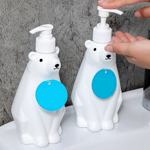 Botella de Plástico con Bomba para Champú y Acondicionador de 15 oz, Botella Reutilizable para Cosméticos, Set de Viaje, Botella para Loción y Champú, Venta al Por Mayor - Product Image 1