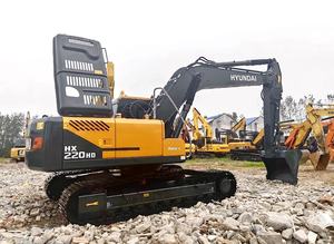 2024 Korea Used Hyundai HX220 Crawler Excavator 22 Tons <b>Construction</b> Equipment with Imported Engine and Pump Rake <b>Attachment</b> - Product Image 4