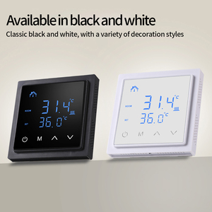 Controlador de temperatura inteligente MH1828A, pantalla LED táctil, controlador de calefacción NTC <span class=keywords><strong>Digital</strong></span> para calefacción de suelo - Product Image 3