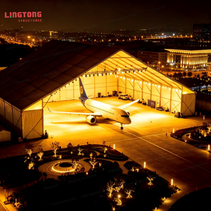 Hangar <span class=keywords><strong>de</strong></span> Almacenamiento para Aviones <span class=keywords><strong>de</strong></span> Aluminio <span class=keywords><strong>de</strong></span> 18x32m, <span class=keywords><strong>de</strong></span> Una Sola Capa, con Ensamblaje Modular, Anticorrosión, Impermeable, para Uso en Todas las Estaciones - Product Image 5