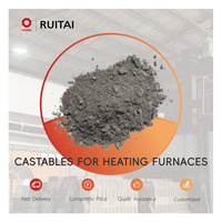 Matériau réfractaire coulé pour fours de chauffage, haute réfractarité et bonne stabilité thermique pour les zones moyennes et hautes températures