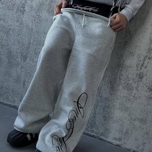 <span class=keywords><strong>Pantaloni</strong></span> Personalizzati Stile Street <span class=keywords><strong>con</strong></span> Vita Elastica 100% Cotone - <span class=keywords><strong>Pantaloni</strong></span> Jogger Casual Retrò <span class=keywords><strong>da</strong></span> <span class=keywords><strong>Uomo</strong></span> <span class=keywords><strong>con</strong></span> Design Artigianale Stampato - Product Image 3