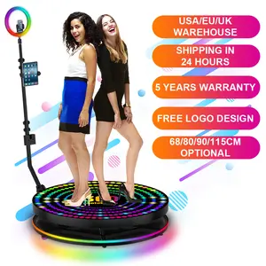 360 spin photo booth 360 with flight case 360 photo booth automatic manual party supplies