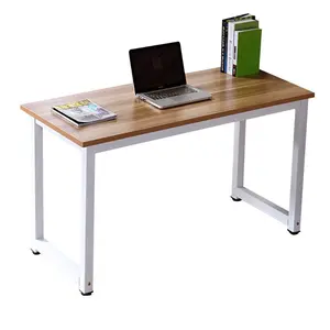 120CM New Design Cheap Price Simple Rectangular Computer Desk for Home and Office Working Wooden Top Morden Style Corner Desk
