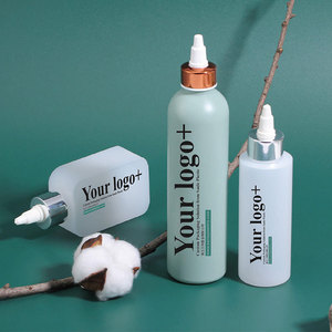 Custom <b>Plastic</b> Bottles Cylinder Dropper Sealing 30-1000ml Cosmetic <b>Packaging</b> General Use True Colors Label Printing - Product Image 2