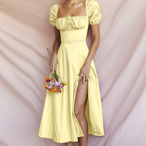 Fabricants de vêtements, vente en gros de vêtements de mode, design de vêtements sexy, robe de soirée mi-longue dos nu, robe moulante sans bretelles, couleur unie, robe de club pour femmes - Product Image 5