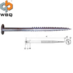 Anclaje <span class=keywords><strong>de</strong></span> poste <span class=keywords><strong>de</strong></span> pila <span class=keywords><strong>de</strong></span> tornillo <span class=keywords><strong>de</strong></span> tierra helicoidal galvanizado ISO - Product Image 5