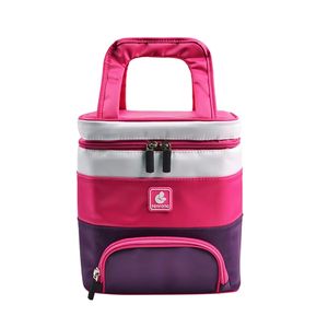 Boîte à pizza isotherme portable en tissu Oxford grande capacité pour 4 personnes, avec bandoulière, en stock usine - Product Image 6