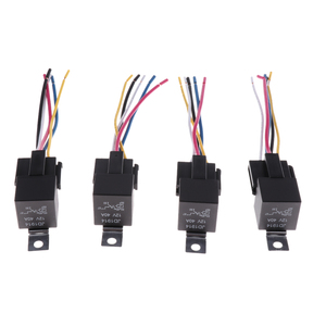 Купить 40amp автомобильный релейный разъем, 5 проводов, 12 В, 4pin, 5pin, Автомобильный Электрический охлаждающий вентилятор, жгут проводов, автомобильные релейные комплекты - Product Image 2
