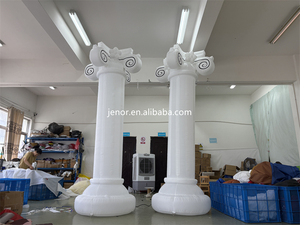 Trang trí <span class=keywords><strong>Inflatable</strong></span> Roman cột với <span class=keywords><strong>LED</strong></span> chiếu sáng thay đổi màu sắc quảng cáo <span class=keywords><strong>Inflatable</strong></span> trụ cột - Product Image 4