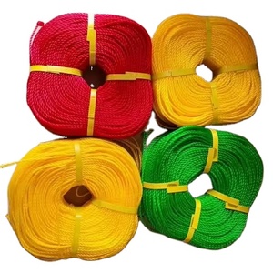Fabrieksgroothandel Hoge Sterkte 3-strengs PP Tomaten Landbouw Touw Gedraaid Vislijn Rol Bundel Spoel - Product Image 1