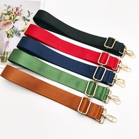 Sangle de sac à bandoulière réglable en nylon de 3,8 cm de couleur unie, accessoires pour sac à main, vente en gros à bas prix