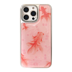 เคสโทรศัพท์ PC กลิตเตอร์สีชมพูสำหรับผู้หญิงมีการป้องกัน360กันกระแทกและป้องกันลายนิ้วมือ - Product Image 1