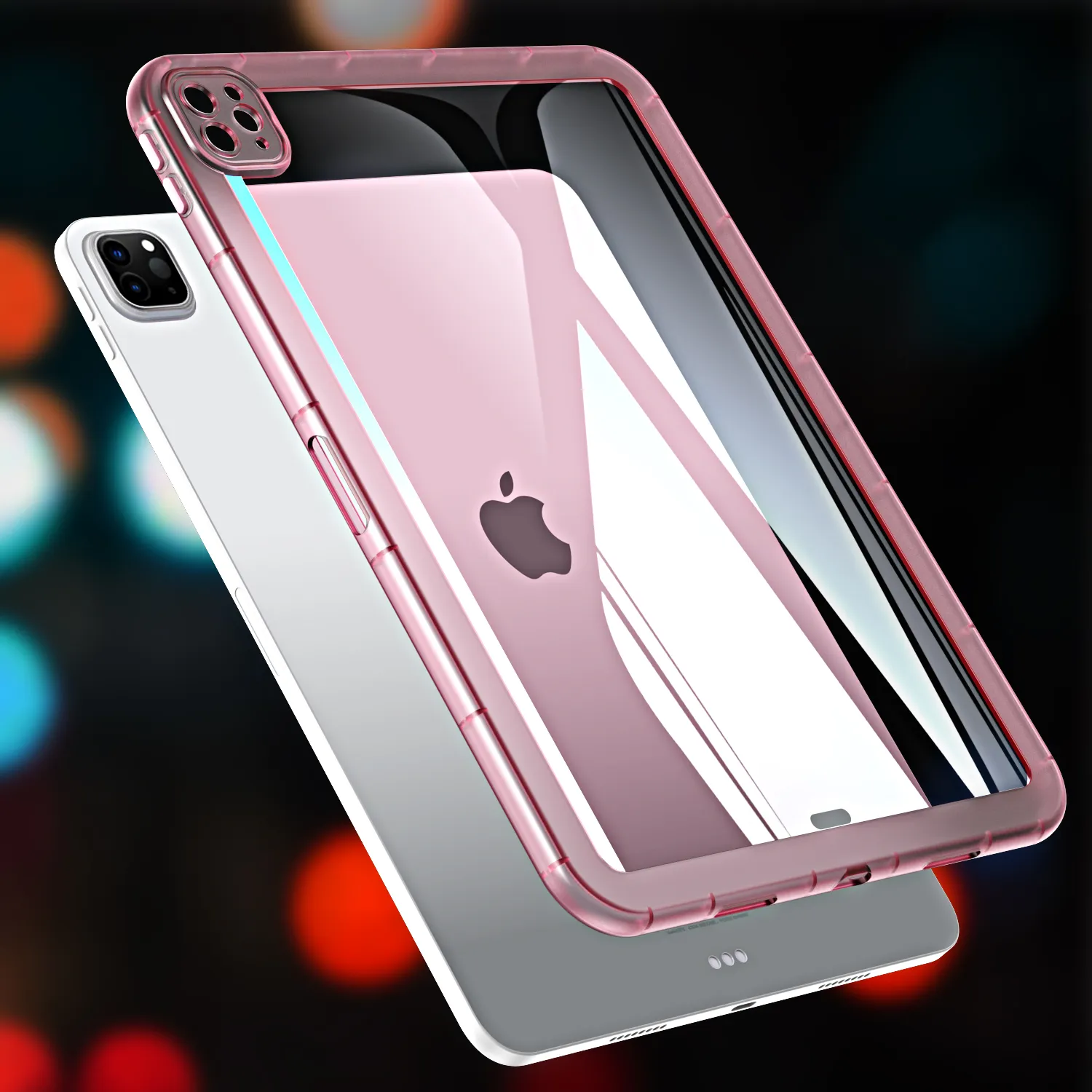 Transparent For iPad Mini6 Case Frosted Fingerprint Resistant Ultra Thin TPU Soft Case Simple For iPad Pro 12.9 2021 2020 2018