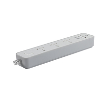 Multiprise universelle 3 voies avec 3 ports de charge USB, cordon d'alimentation de 3 m, puissance 3250 W
