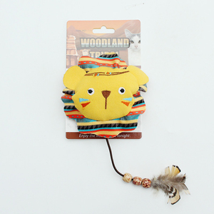 Kinghon KH-31634 Funny Cute <b>Cat</b> Chew Toy Wholesale Stuffed Animals Canvas <b>Plush</b> Interactive Tooth Cleaning Catnip Toy - Product Image 5