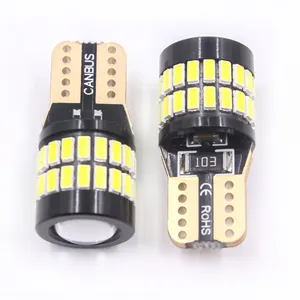 T10 Led Interior Lamp Auto Position Lights 3014 36smd Canbus Led Light With Projector Lens Car 12v W5w 194 168 Led License Lamp