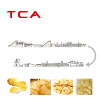 Ligne de Production de Chips de Pomme de Terre Entièrement Automatique / Machine Industrielle de Fabrication de Chips de Pomme de Terre / Machine à Snacks Chips de Pomme de Terre