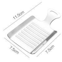 Nouvelle râpe plate en acier inoxydable ustensiles de cuisine rasoir dents pointues carotte éplucheur de pommes de terre fruits légumes fromage trancheuse