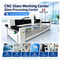 Mesin Penggiling dan Pemoles Kaca Otomatis Multifungsi CNC 3 Axis HMI dengan Harga Grosir