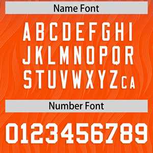 Camiseta de Fútbol Americano Personalizada con Degradado Naranja Real para Exteriores - Product Image 4