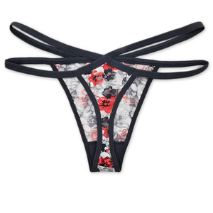 Slip a Vita Bassa con Stampa Floreale <span class=keywords><strong>in</strong></span> Pizzo, Mutandine Sexy per Ragazze Giovani - Product Image 4