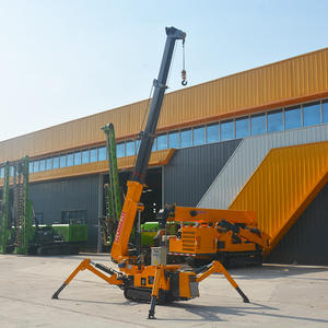Changsheng <b>Spider</b> Crane Indoor Small Oil Electricity Dual-Use Wireless <b>Remote</b> <b>Control</b> Hydraulic Telescopic Crawler 1.5T Lifting - Product Image 2