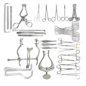Herramientas de laparotomía pediátrica de alta calidad, 41 Uds., para cirugía General y Abdominal, dispositivos médicos reutilizables de potencia Manual - Product Image 1