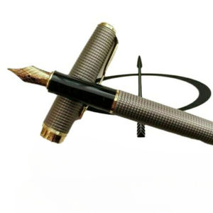 Prodotto promozionale Best Seller buona griglia argento serie Fine(F) pennino <span class=keywords><strong>stilografica</strong></span> con scatola - Product Image 3