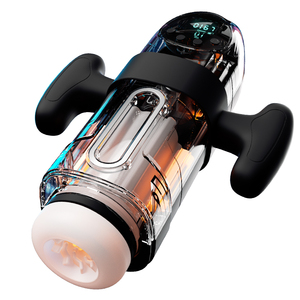 Masturbatore Maschile Automatico con Spinta e Aspirazione, Masturbazione con Manico Display LCD Pompa per Pene e Giocattoli Sessuali per Uomini 18+ - Product Image 1