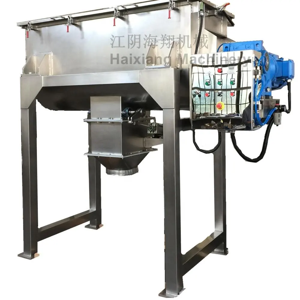 CE Horizontal Stainless Steel Ribbon Mixer colter& Blender Static Mixing Machine