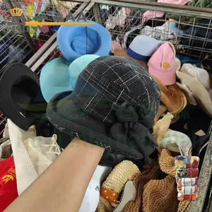 High Quality Cotton Sun Hat Thrift Store Ball Used Clothes Street Style Men's Hat Letter Logo Used Caps For Women