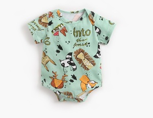 Bulk Buy Infant Clothes Baby Cute Jumpsuit Short Sleeve Character Romper From China - Product Image 1