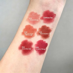 Soft Light Mousse Lip Mud Soft Gauze Art Lip Mud Velvet Matte Halus Tahan Lama Lip Mud <span class=keywords><strong>Lipstick</strong></span> - Product Image 4