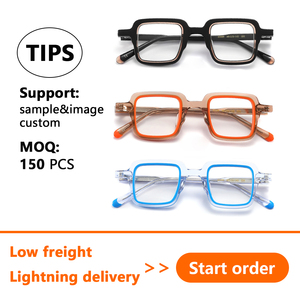 男女兼用男女兼用光学フレームカスタムアンチブルーライトメガネ - Product Image 2