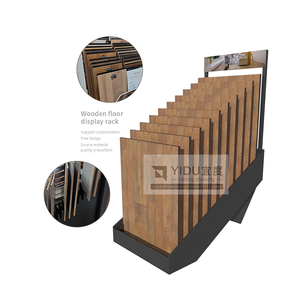 Espositore in legno personalizzabile con ripiani regolabili in legno appeso - Product Image 1