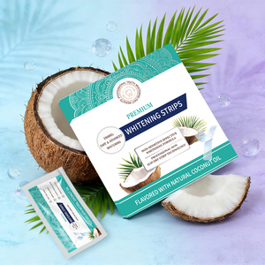 Bandes blanchissantes pour les dents à l'huile de noix de coco HP, nouvelle conception, qualité supérieure, efficaces, 7/14/21 traitements - Product Image 1