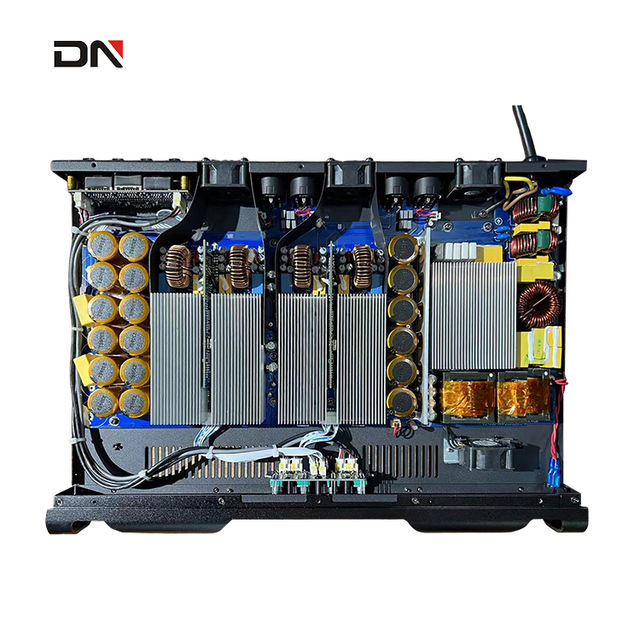 1U 4-channel Power Amplifier Class D Amplifier 4x1400W Professional Stage Speaker Amplifier