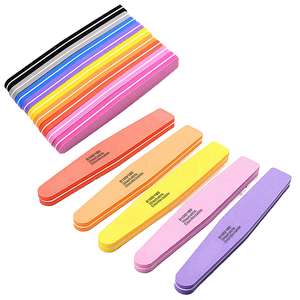 5 verschiedene Farben 100/180 Nagel puffer für Nagellack Nagel feile - Product Image 1