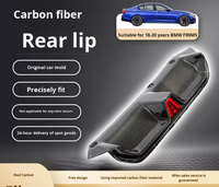 Diffuseur arrière en fibre de carbone style CS pour BMW Europe, fixation par vis, pour F90 M5, sur mesure.